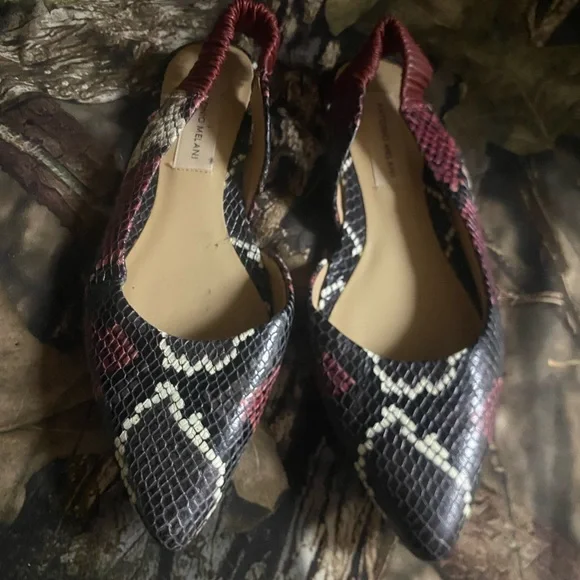 Antonio Melani Women's Snakeskin Slingback Flats size 6 - Picture 3 of 6